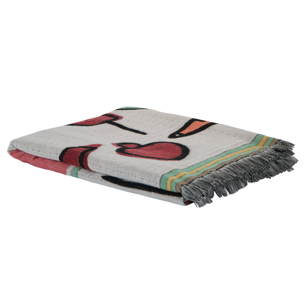 Fruity plaid - 130x170 cm.